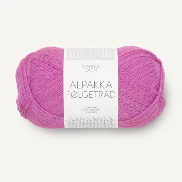 Alpakka Følgetråd- utgående farger
