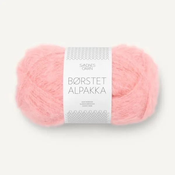 Børstet Alpakka - utgående farger