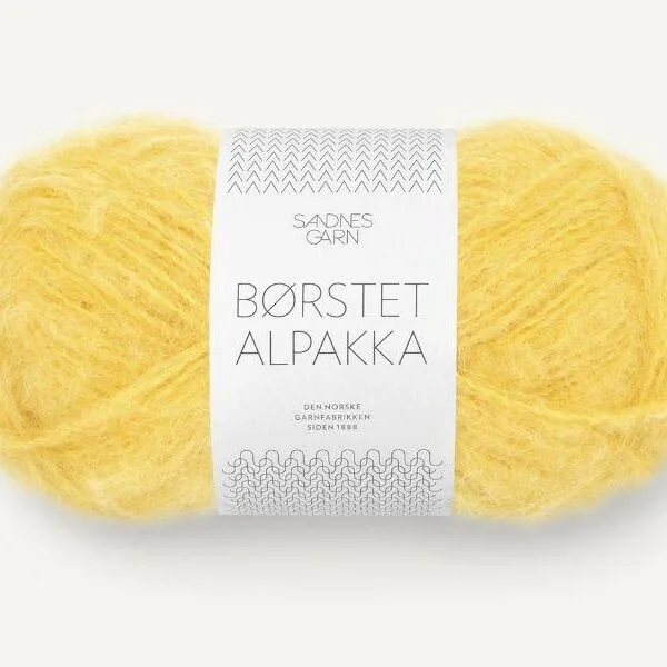 Børstet Alpakka - utgående farger