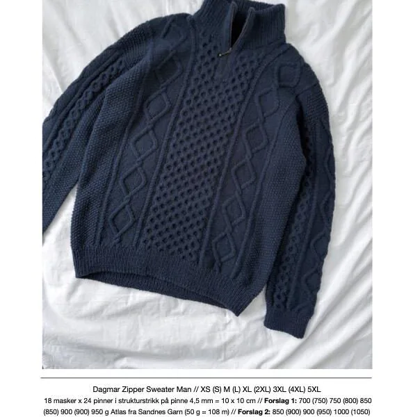 PetiteKnit Dagmar Zipper Sweater Man