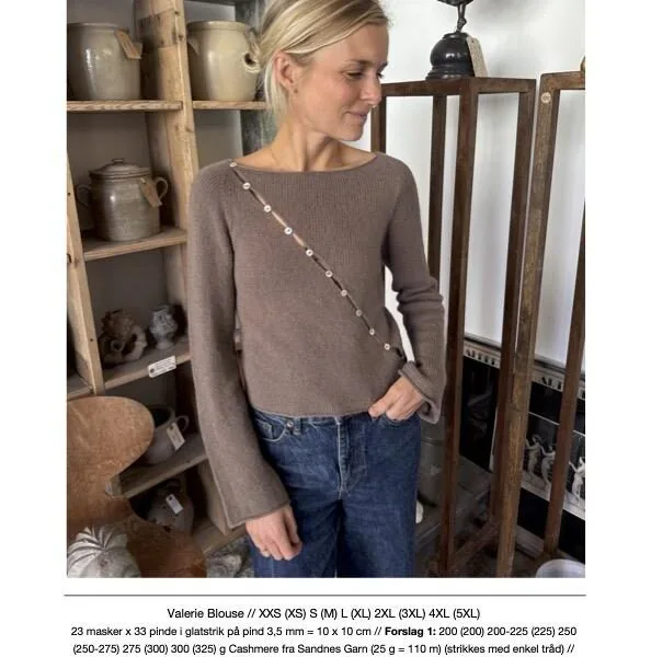 PetiteKnit Valerie Blouse